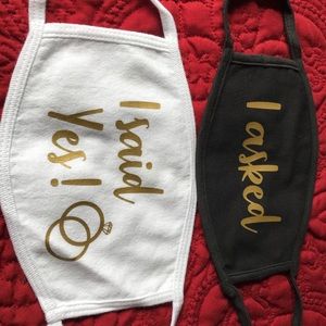 CUSTOM MADE PROPOSAL MASKS (his and hers)